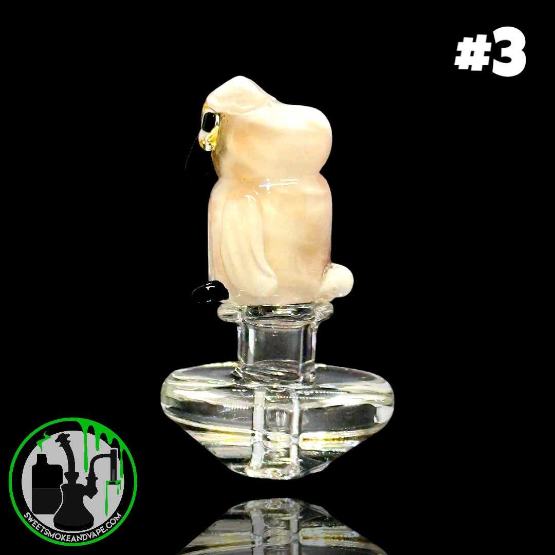 Empire Glassworks - Puffco Peak Carb Cap - Owl #3