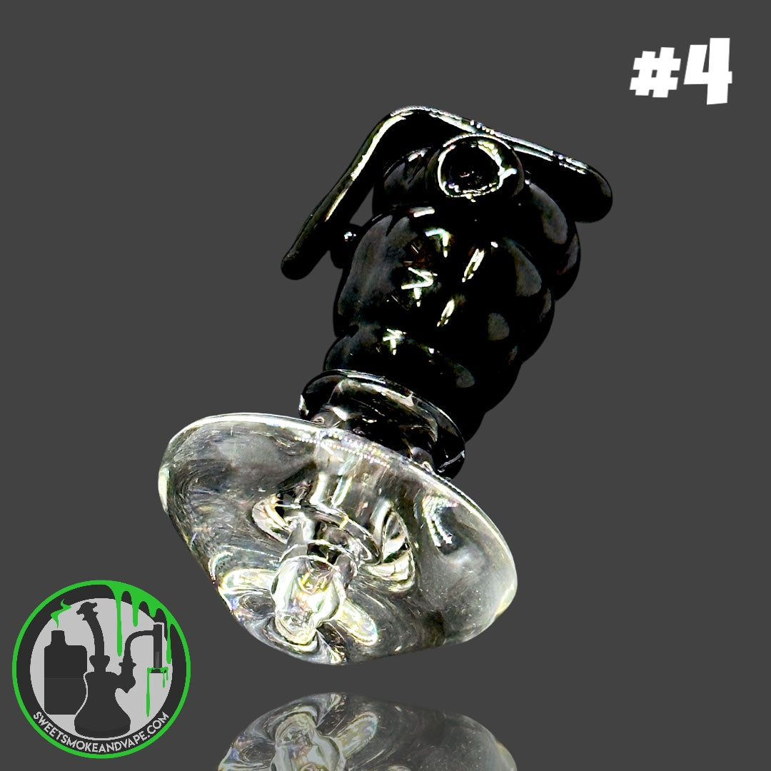 Empire Glassworks - Puffco Peak Carb Cap - Grenade #4