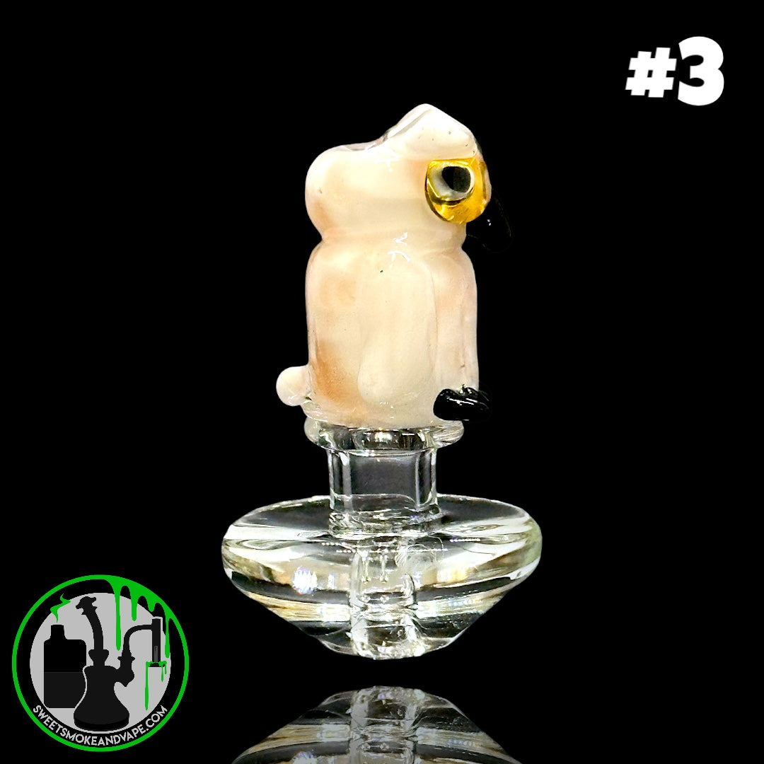 Empire Glassworks - Puffco Peak Carb Cap - Owl #3