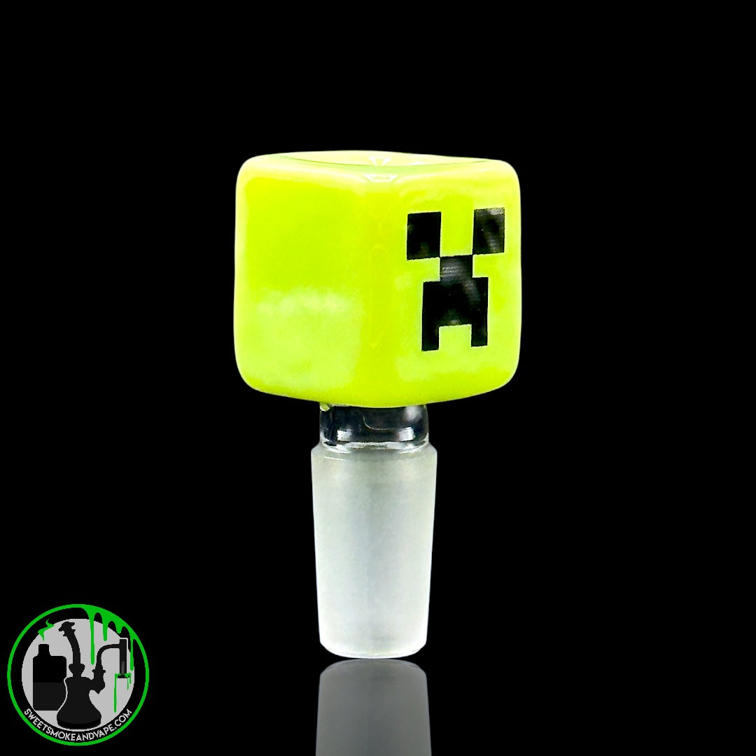 Empire Glassworks - Bowl - Minecraft Creeper 14mm