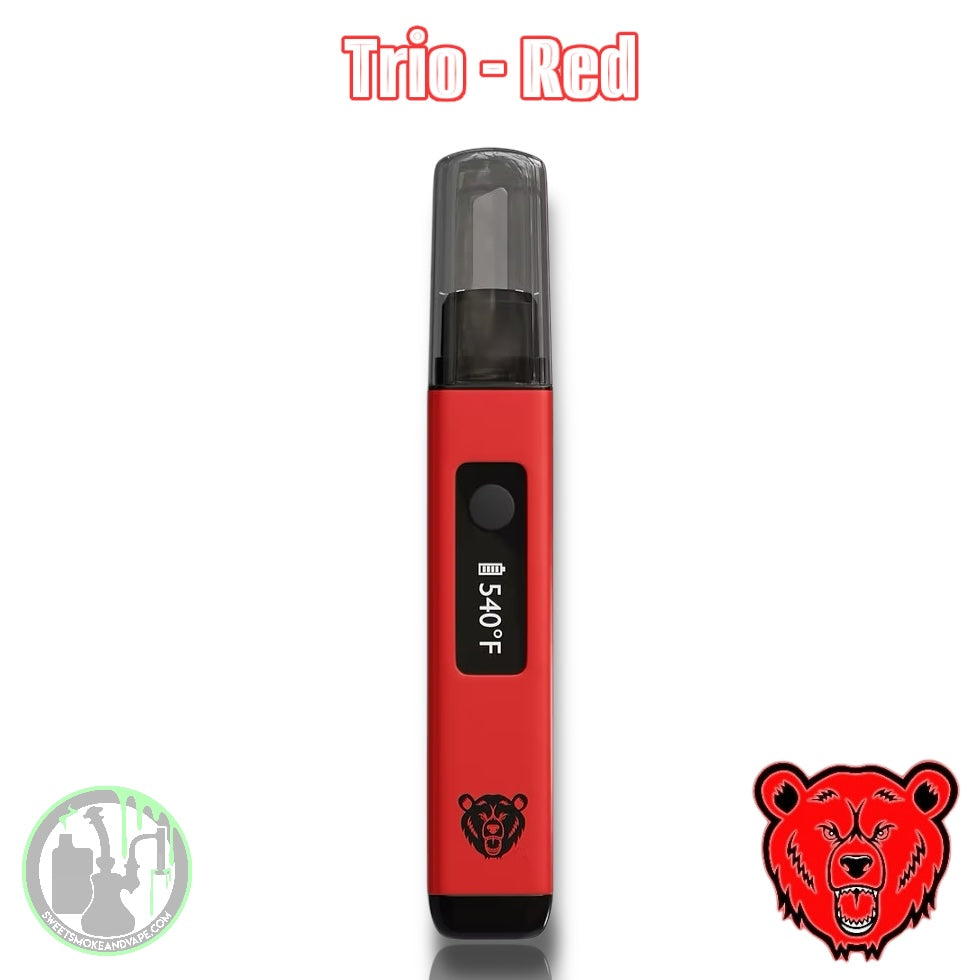 Bear Quartz - Trio Dab Tool - Red