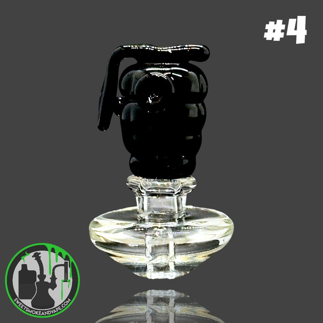 Empire Glassworks - Puffco Peak Carb Cap - Grenade #4