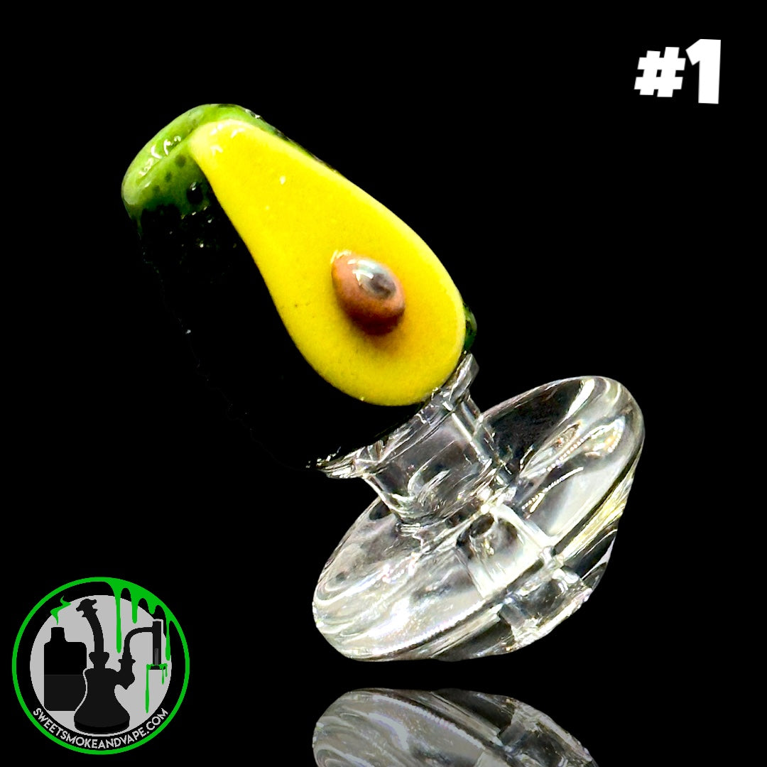 Empire Glassworks - Puffco Peak Carb Cap - Avocado #1