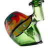 IC Glass - Cannabique Bubbler - Green Wig Wag