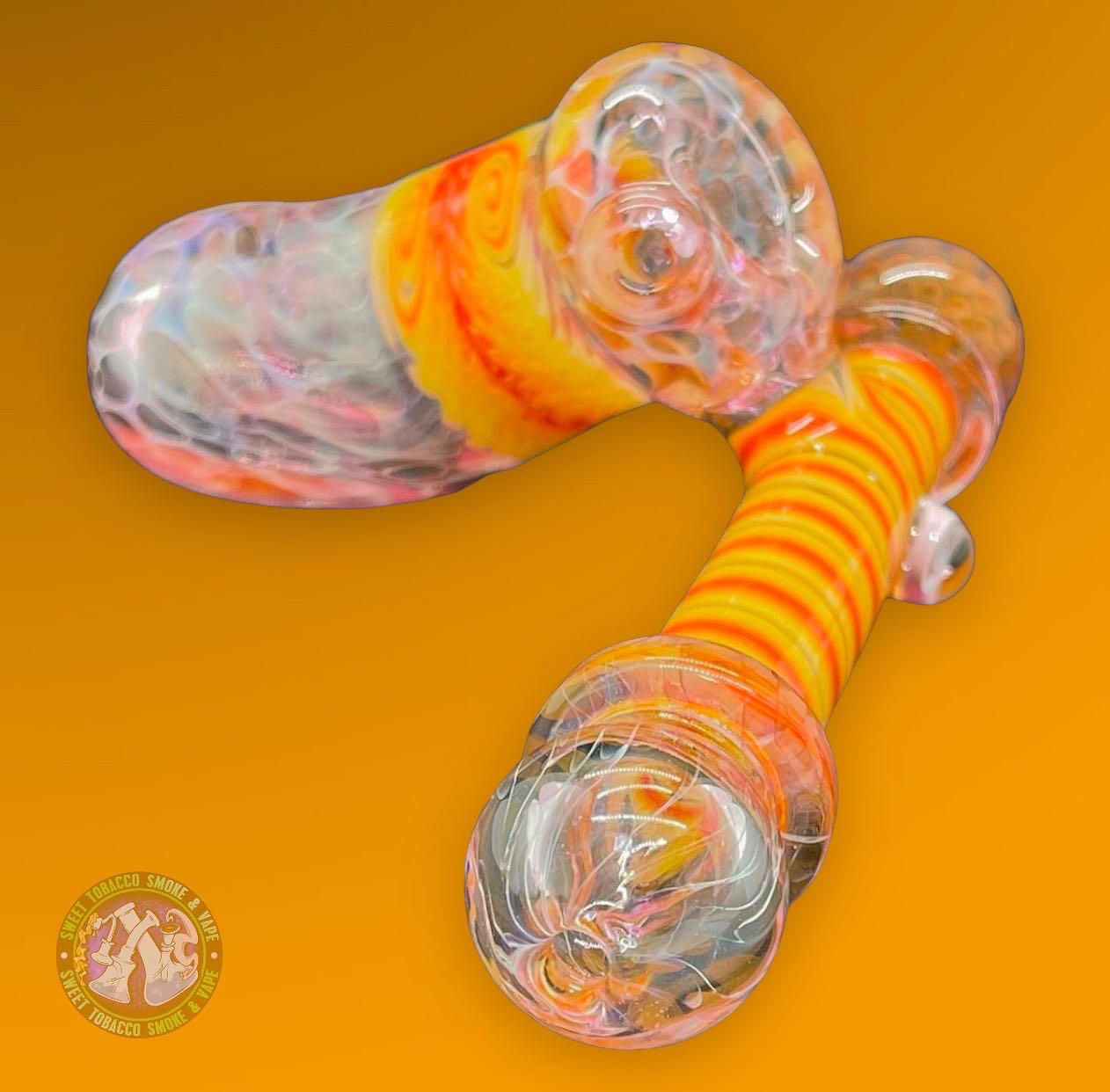 Whitlock Glass - Wig Wag Side Car Dry Hand Pipe