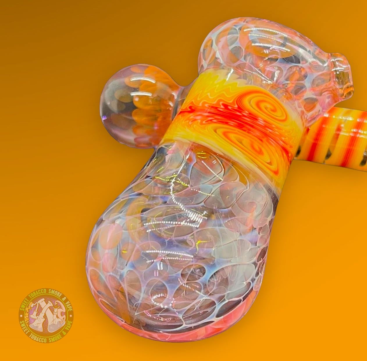 Whitlock Glass - Wig Wag Side Car Dry Hand Pipe