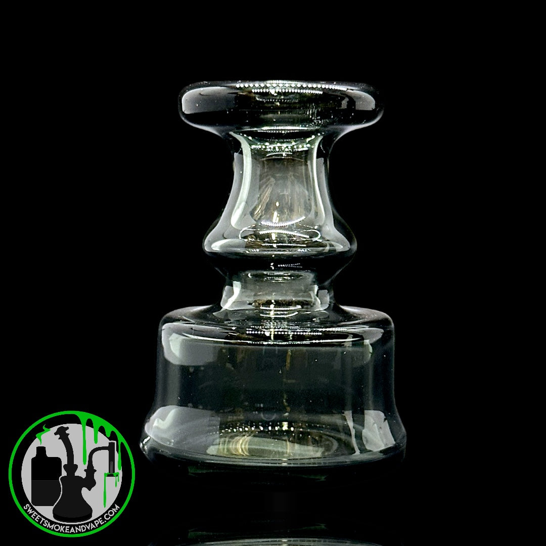 Evol Glass - Puffco Dry Attachment - Transparent Black