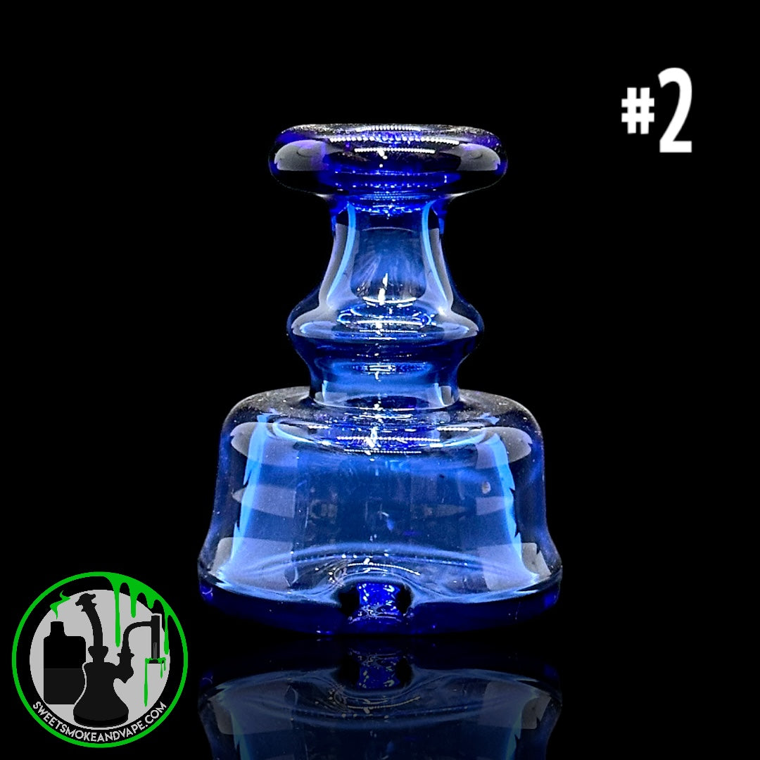 Evol Glass - Puffco Dry Attachment - #2 - Transparent Blue