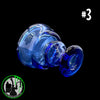 Evol Glass - Puffco Dry Attachment - #3 - Transparent Blue