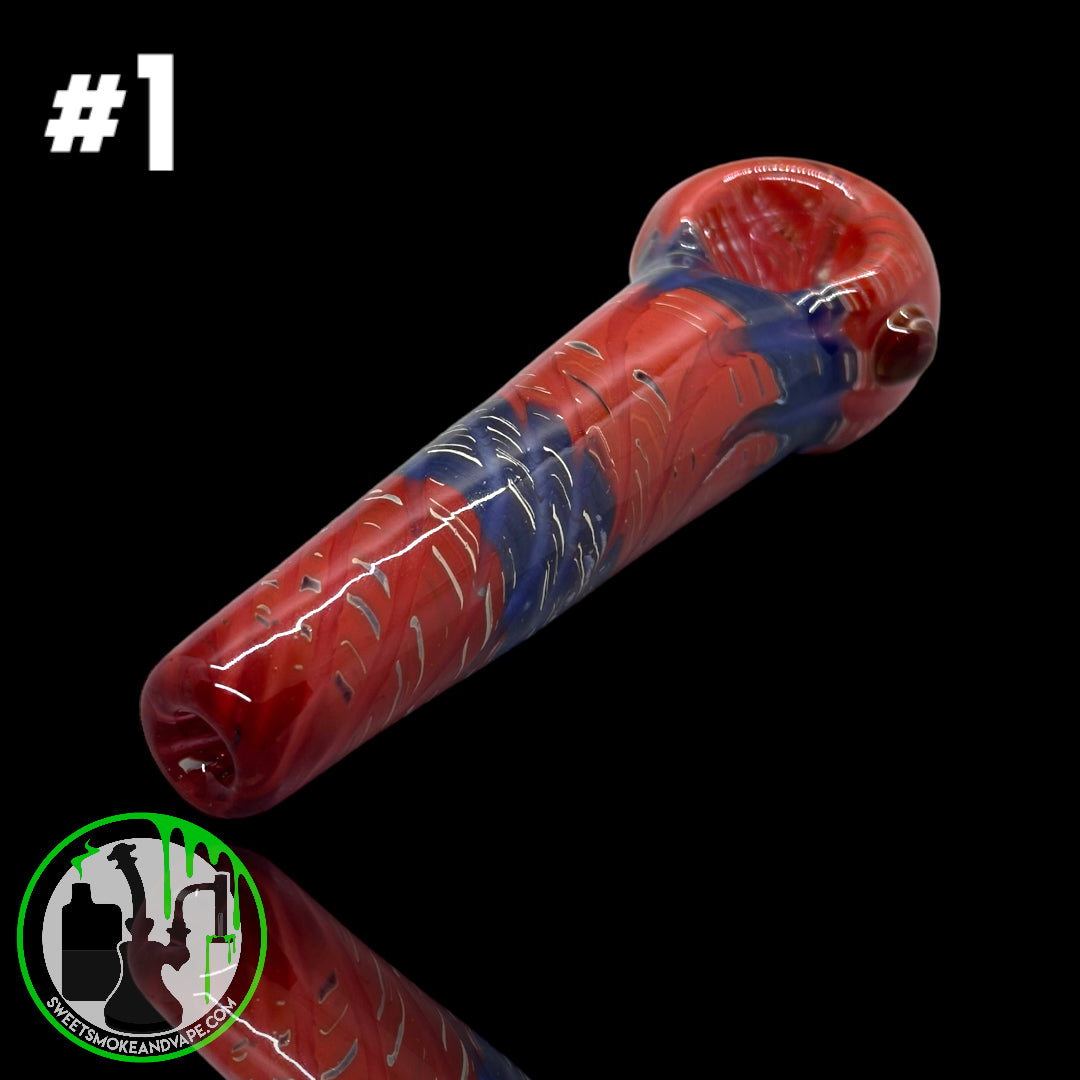 Daniel's Glass Art - German Glass Thick Hand Pipe #1