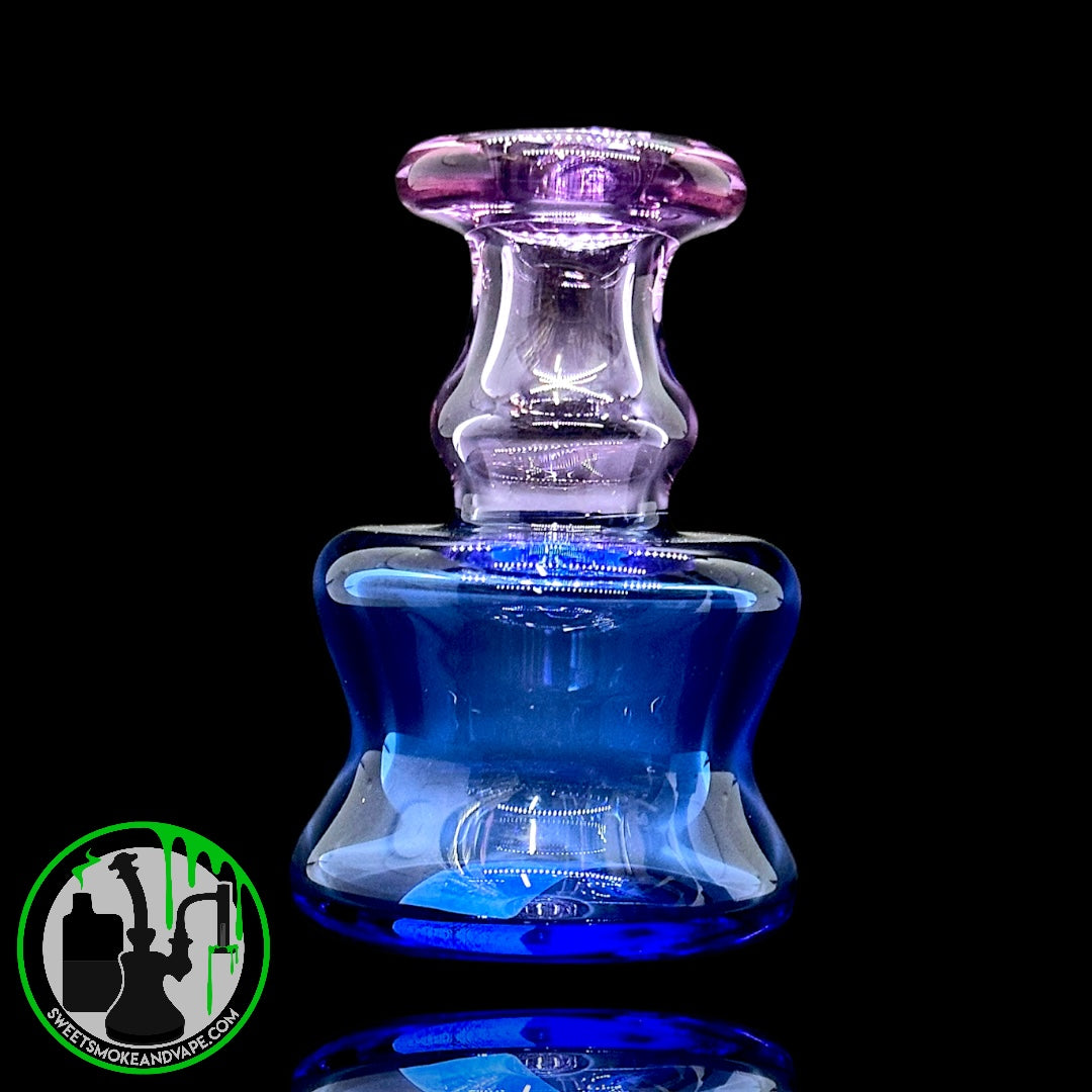 Evol Glass - Puffco Dry Attachment - Transparent Purple/Blue