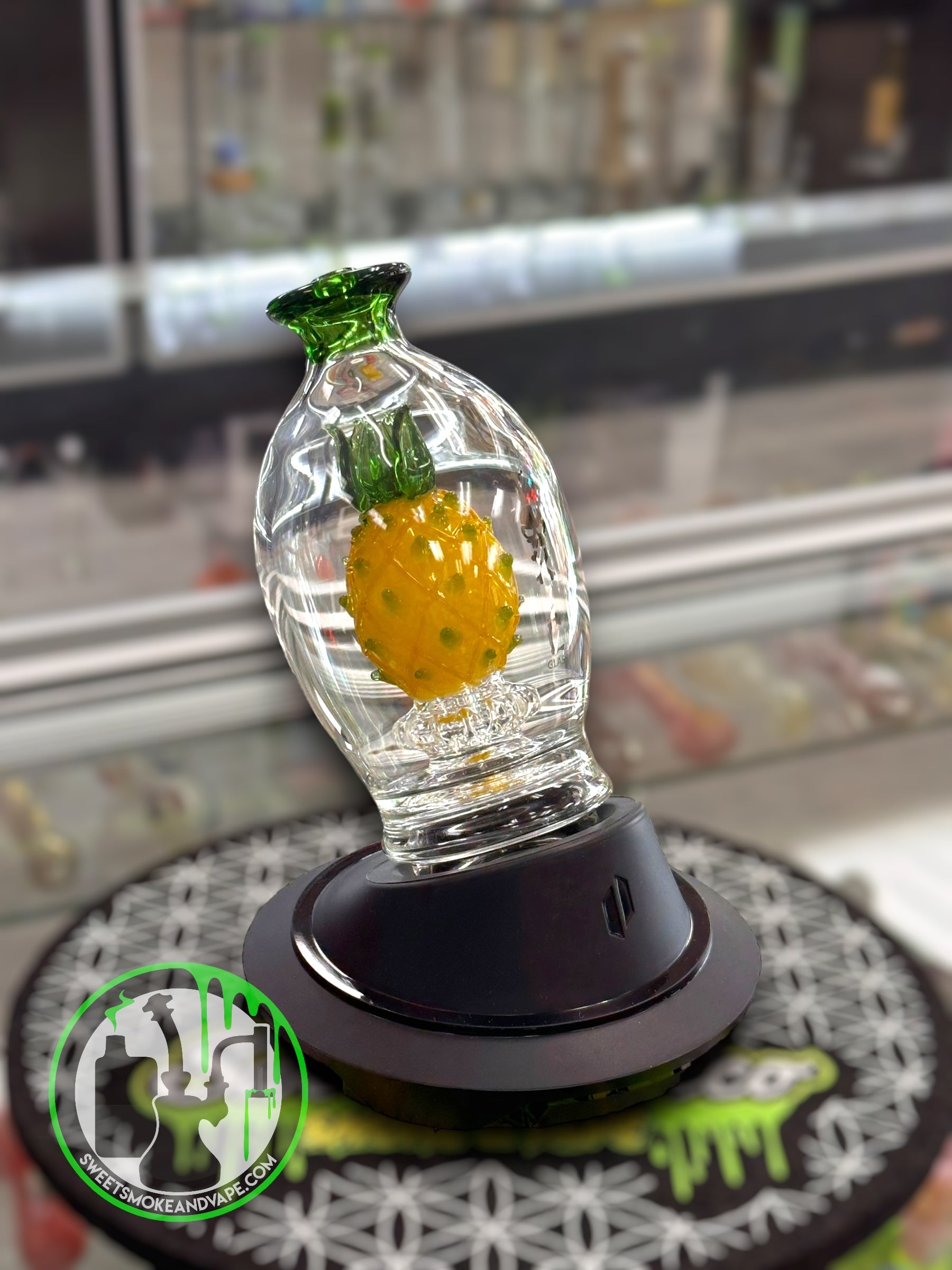 Toxic Glass - Pineapple Puffco Attachment