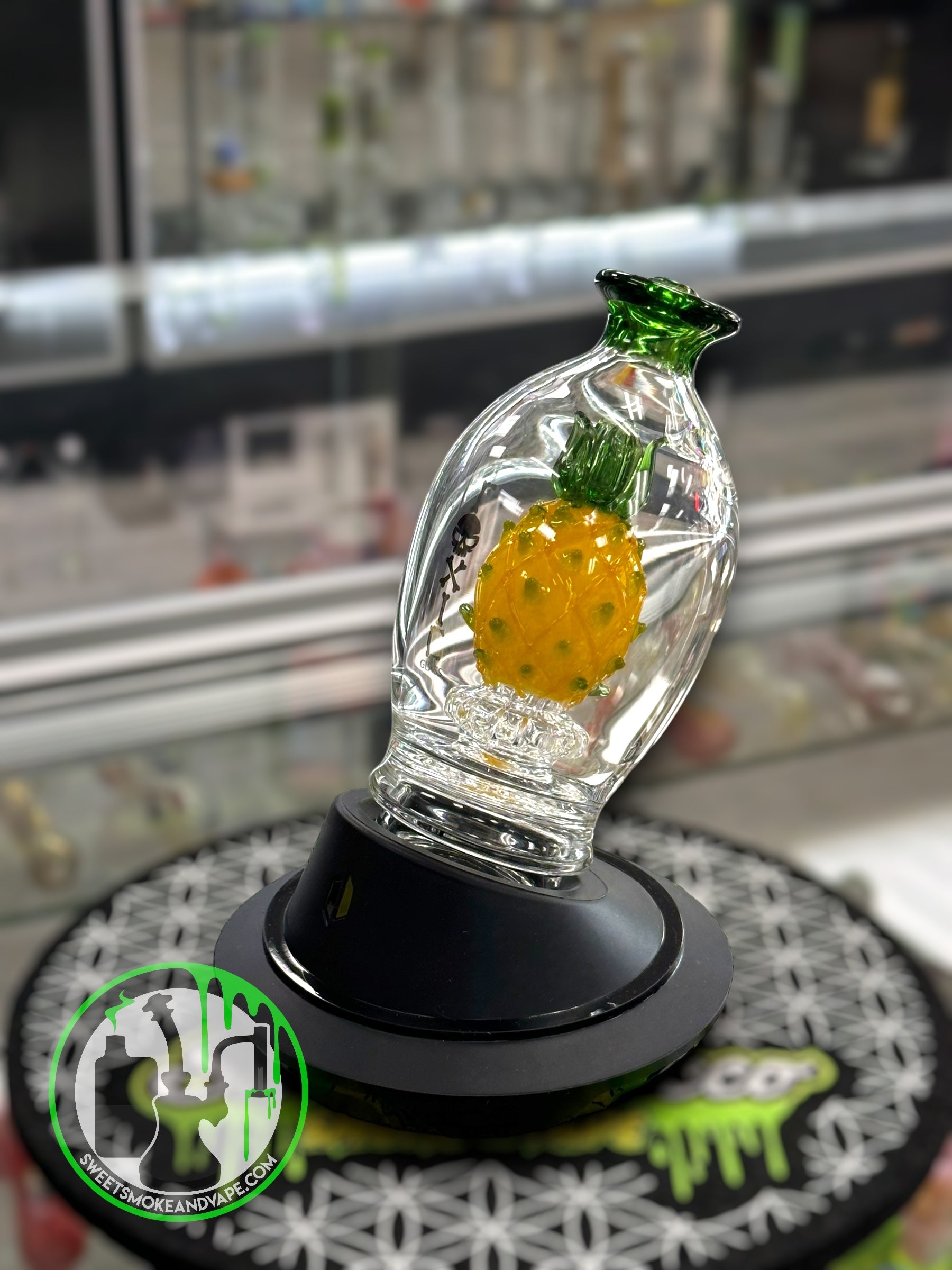 Toxic Glass - Pineapple Puffco Attachment