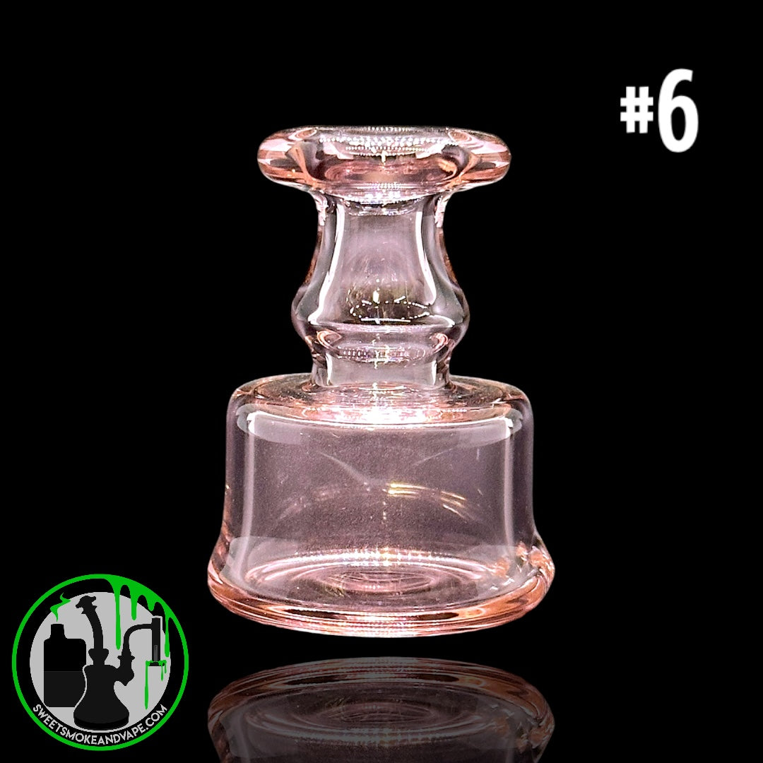 Evol Glass - Puffco Dry Attachment - #6 - Transparent Pink