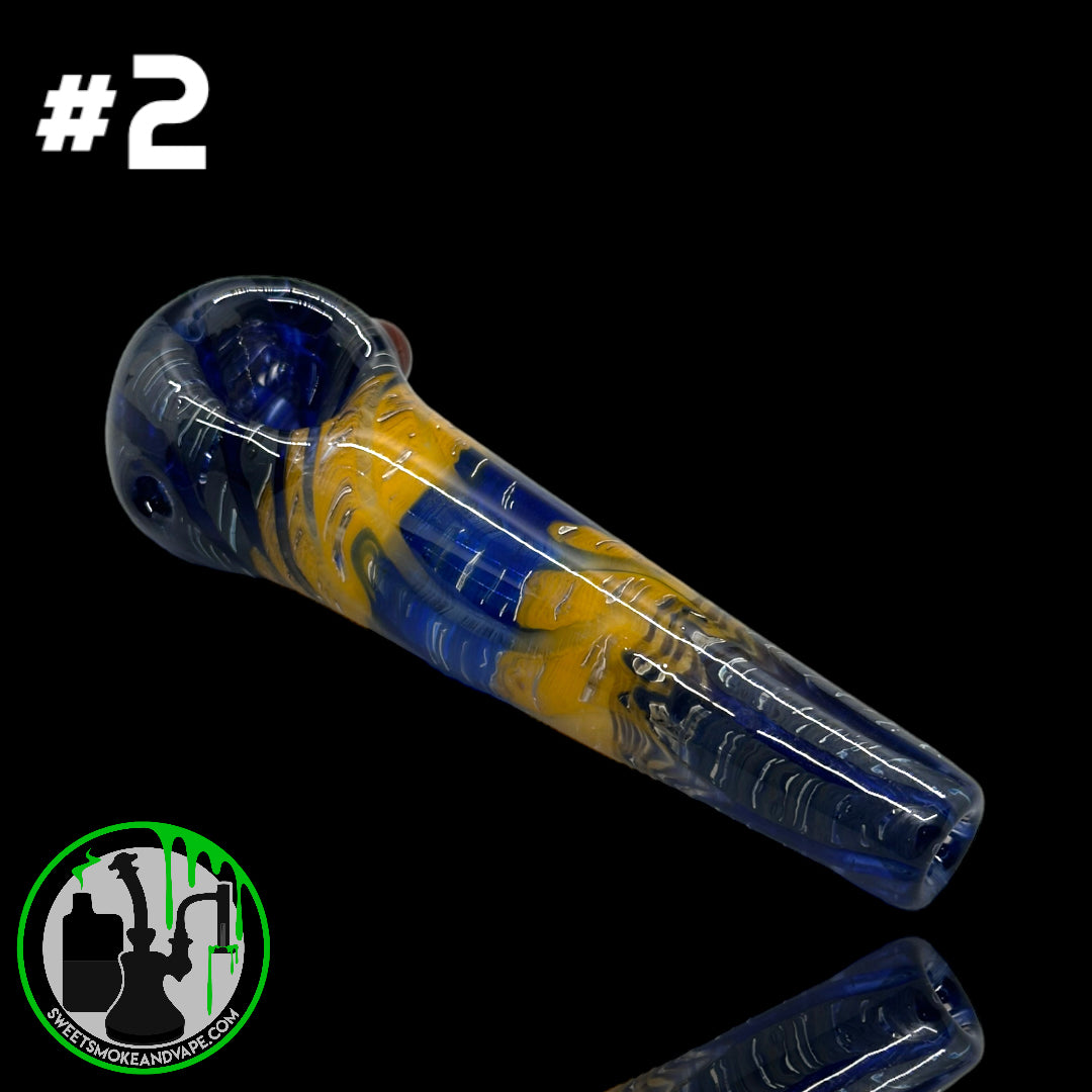 Daniel's Glass Art - German Glass Thick Hand Pipe #2