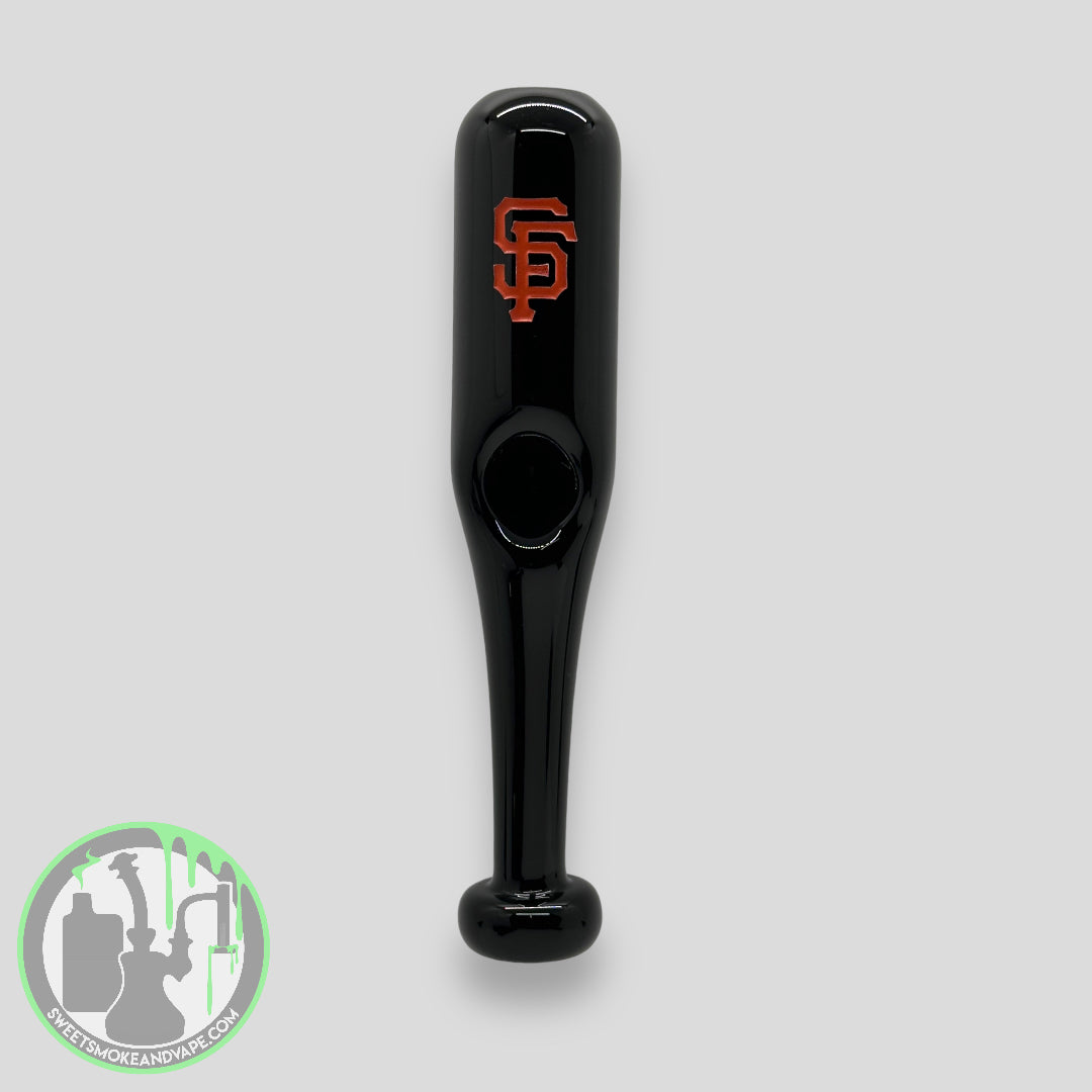 Daniel's Glass Art - Baseball Bat Dry Pipe (San Fransisco Giants)