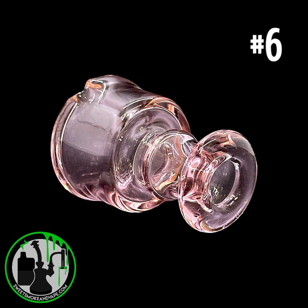 Evol Glass - Puffco Dry Attachment - #6 - Transparent Pink