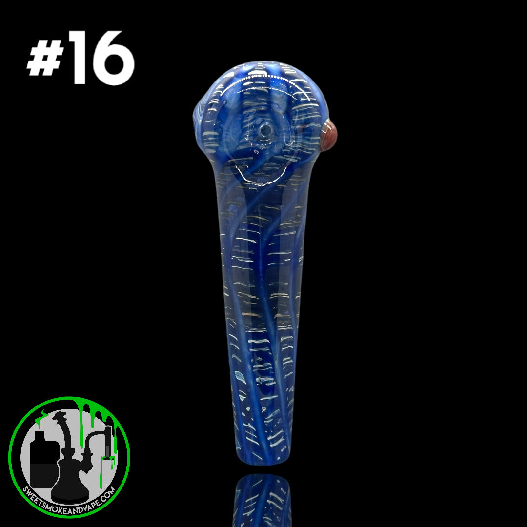 Daniel's Glass Art - German Glass Thick Hand Pipe #16