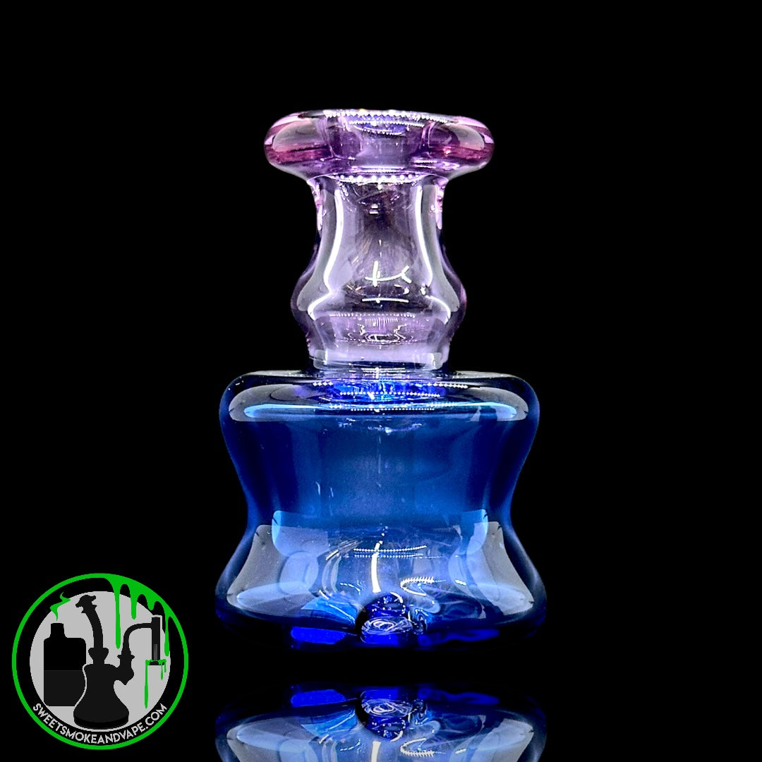 Evol Glass - Puffco Dry Attachment - Transparent Purple/Blue