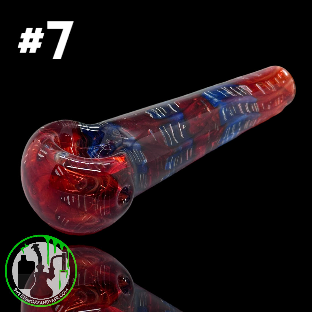 Daniel's Glass Art - German Glass Thick Hand Pipe #7