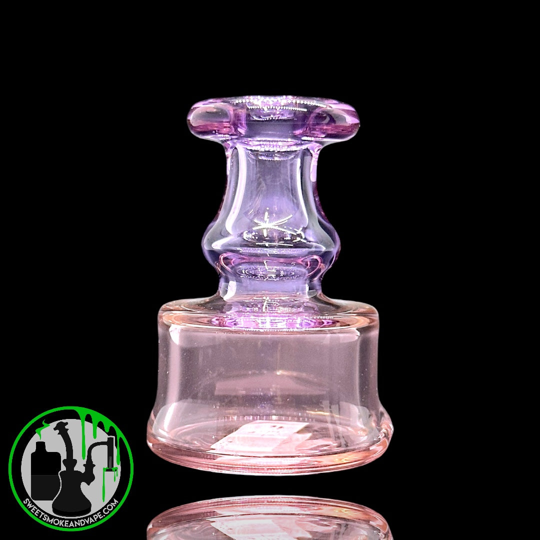 Evol Glass - Puffco Dry Attachment - Transparent Purple/Pink