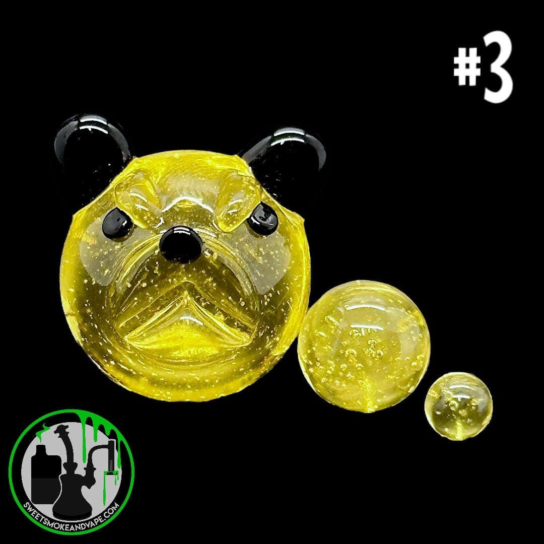 J Creature Glass X Bear Quartz - Marble Set (Plasma) #3