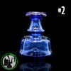 Evol Glass - Puffco Dry Attachment - #2 - Transparent Blue