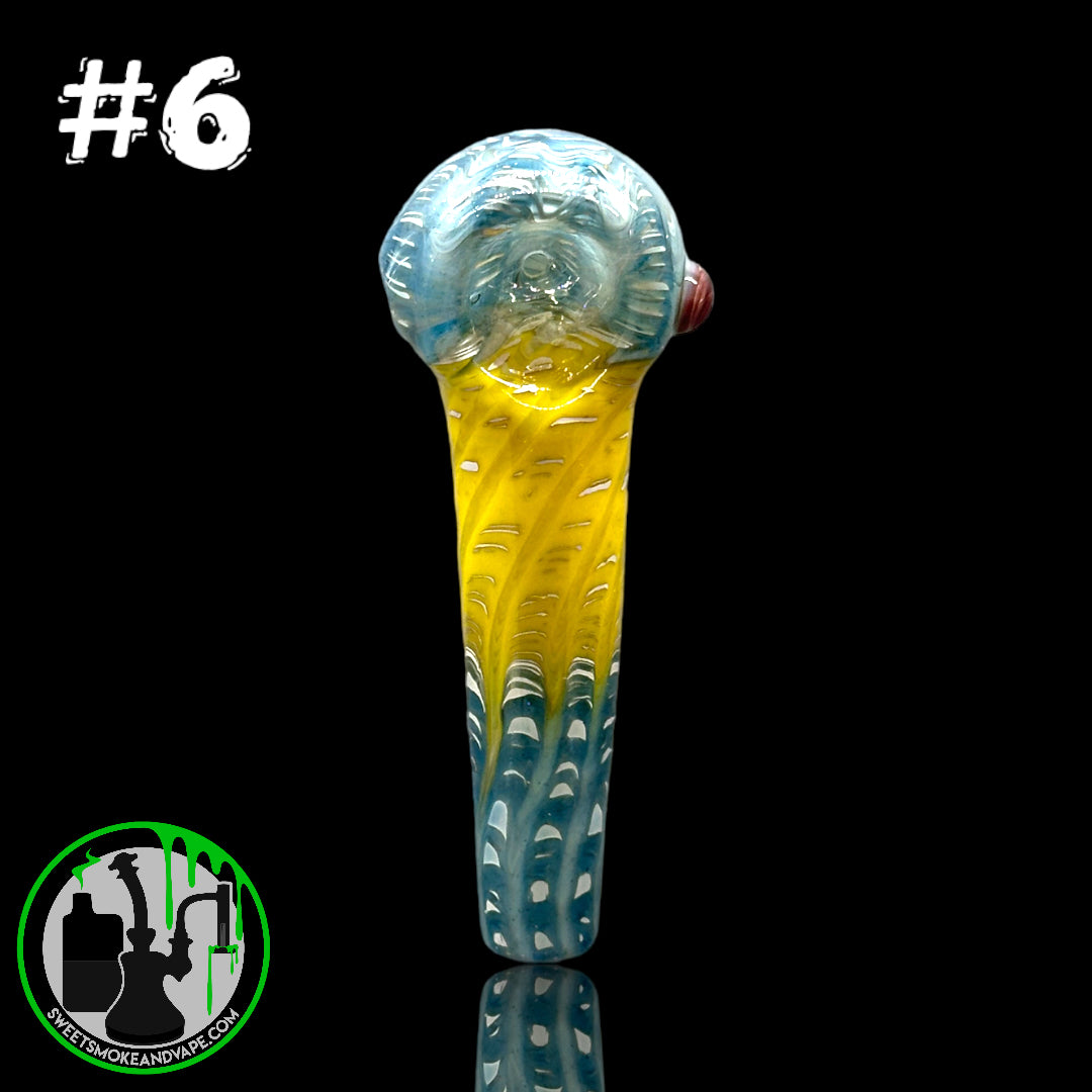 Daniel's Glass Art - German Glass Thick Hand Pipe (Small) #6