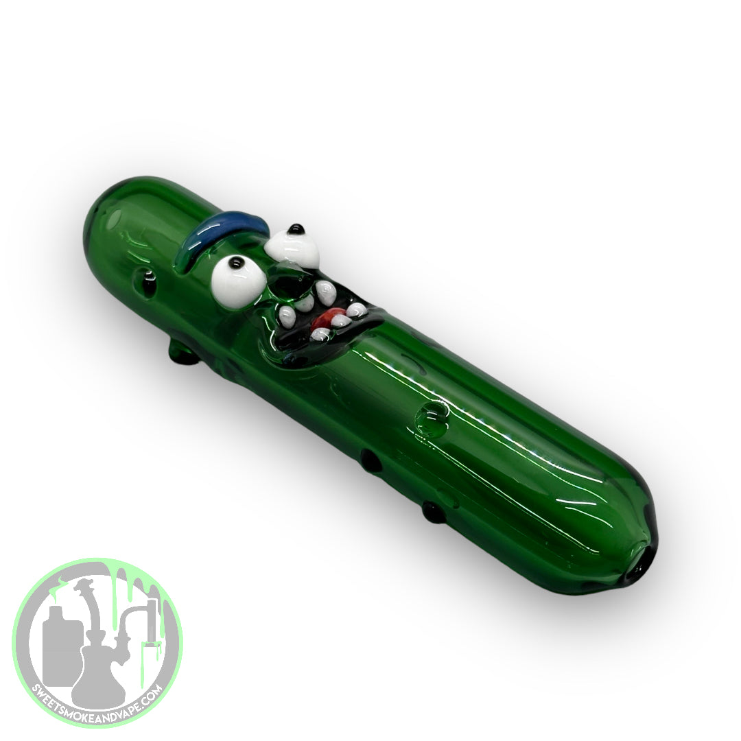 Daniel's Glass Art - Pickle Rick Dry Pipe