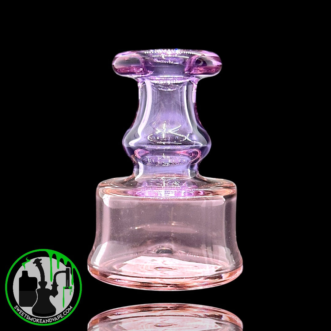 Evol Glass - Puffco Dry Attachment - Transparent Purple/Pink