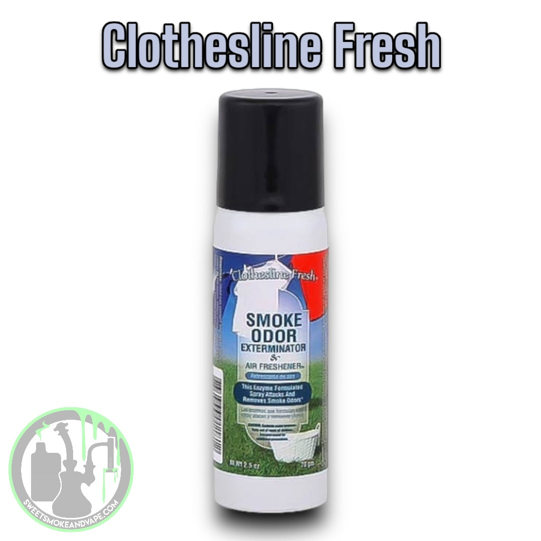 Smoke Odor Exterminator Spray - Clothesline Fresh - 2.5oz Sweet Smoke And Vape Smoke Odor Exterminator Spray - Clothesline Fresh - 2.5oz Sweet Smoke And Vape