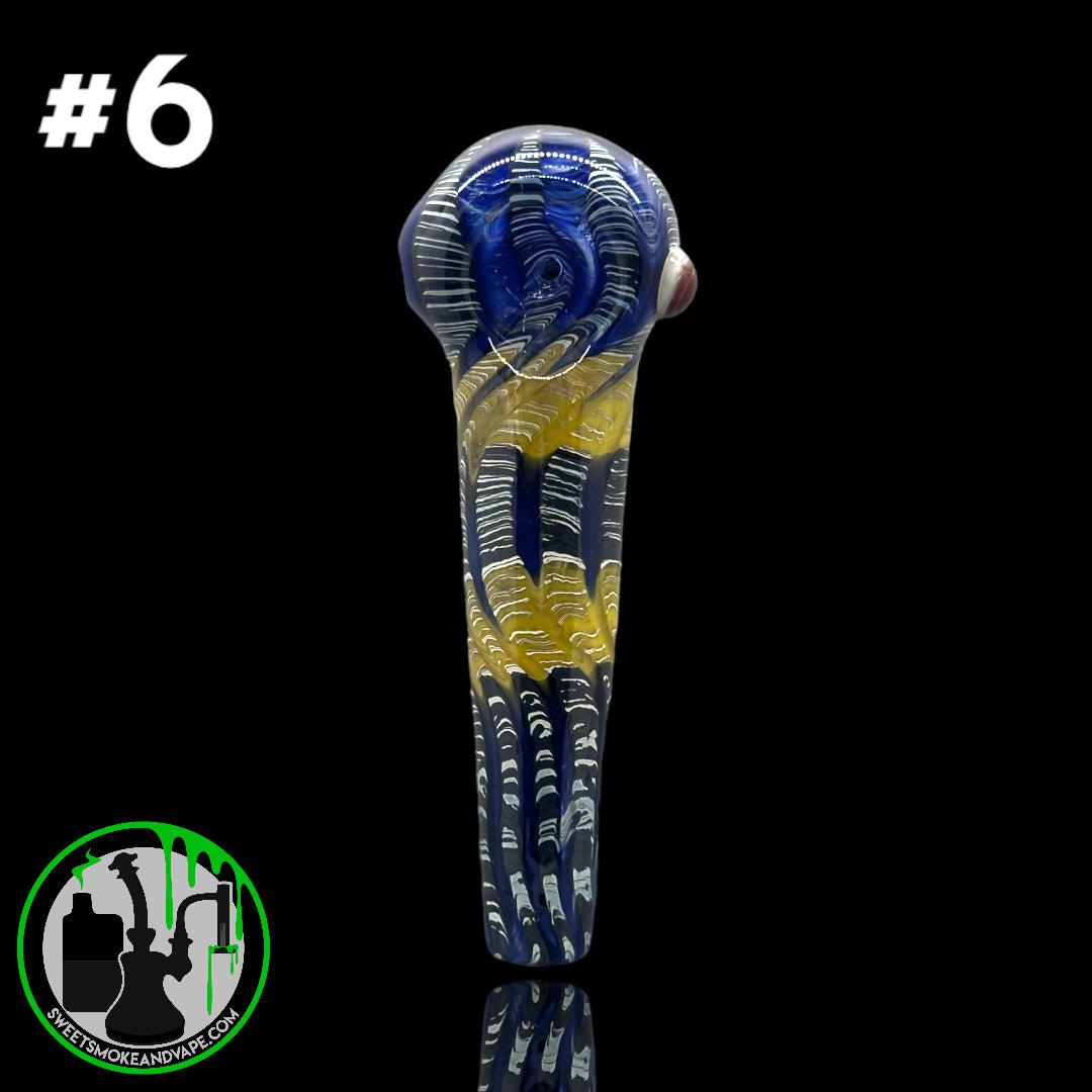 Daniel's Glass Art - German Glass Thick Hand Pipe #6