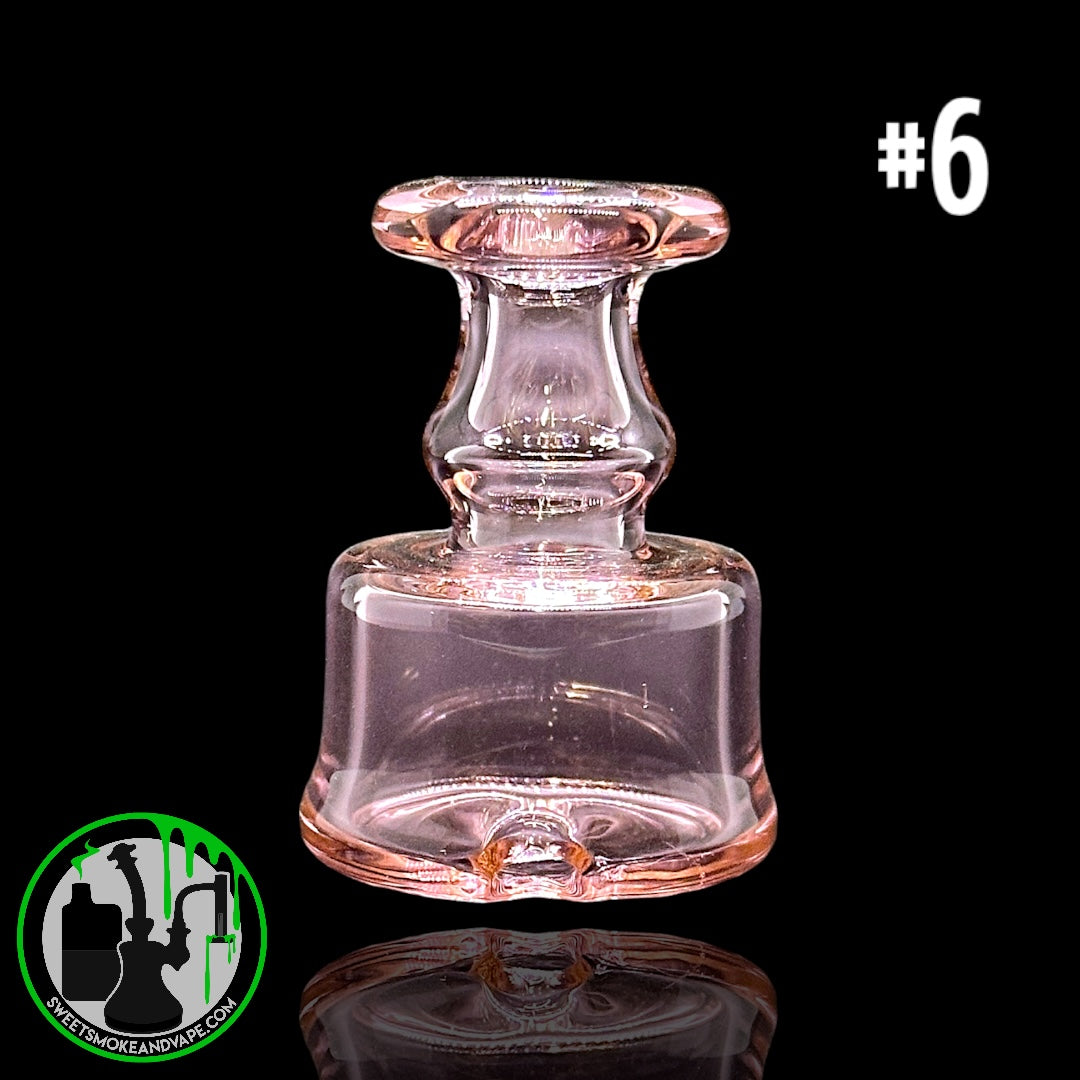 Evol Glass - Puffco Dry Attachment - #6 - Transparent Pink