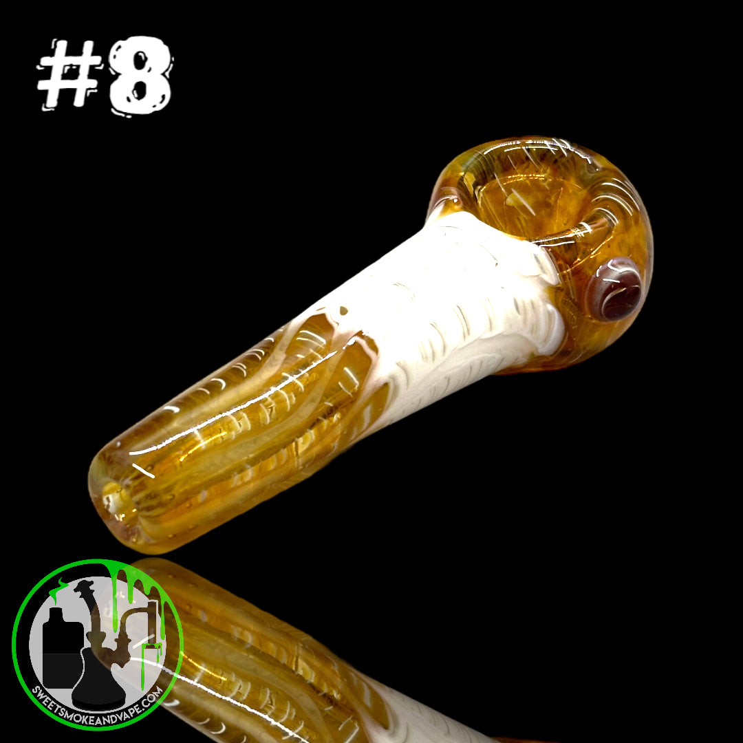 Daniel's Glass Art - German Glass Thick Hand Pipe (Small) #8