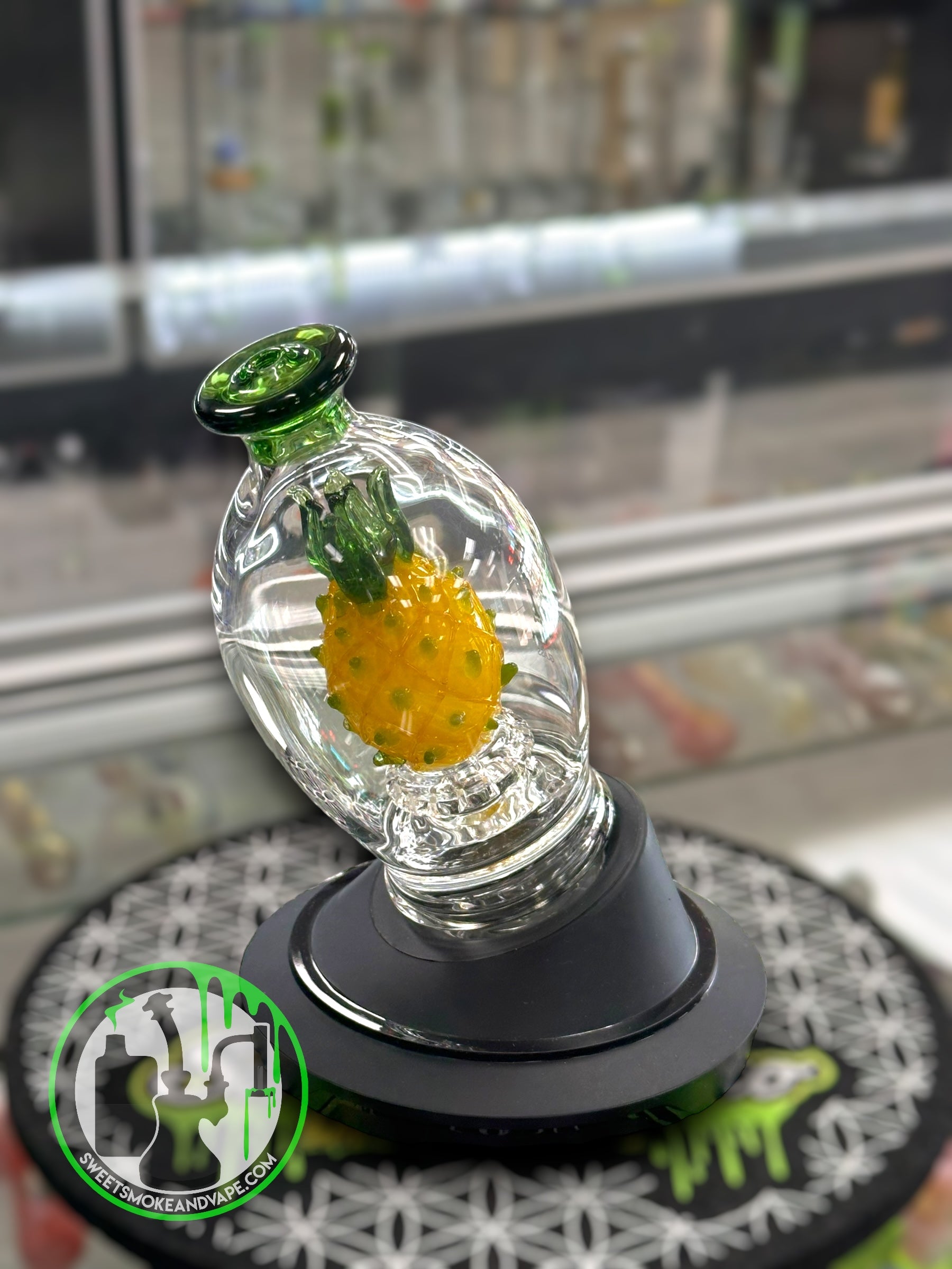 Toxic Glass - Pineapple Puffco Attachment