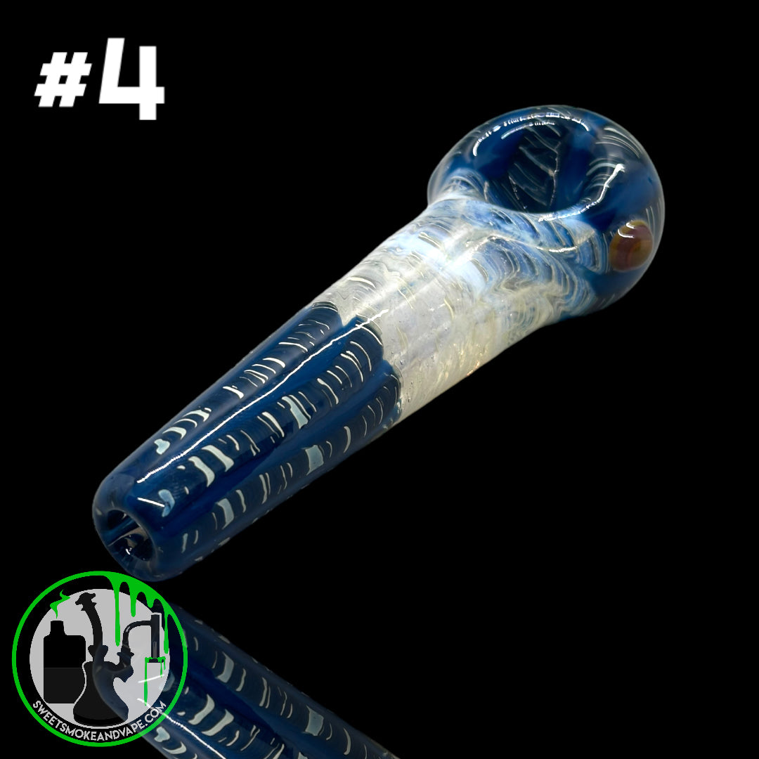 Daniel's Glass Art - German Glass Thick Hand Pipe #4