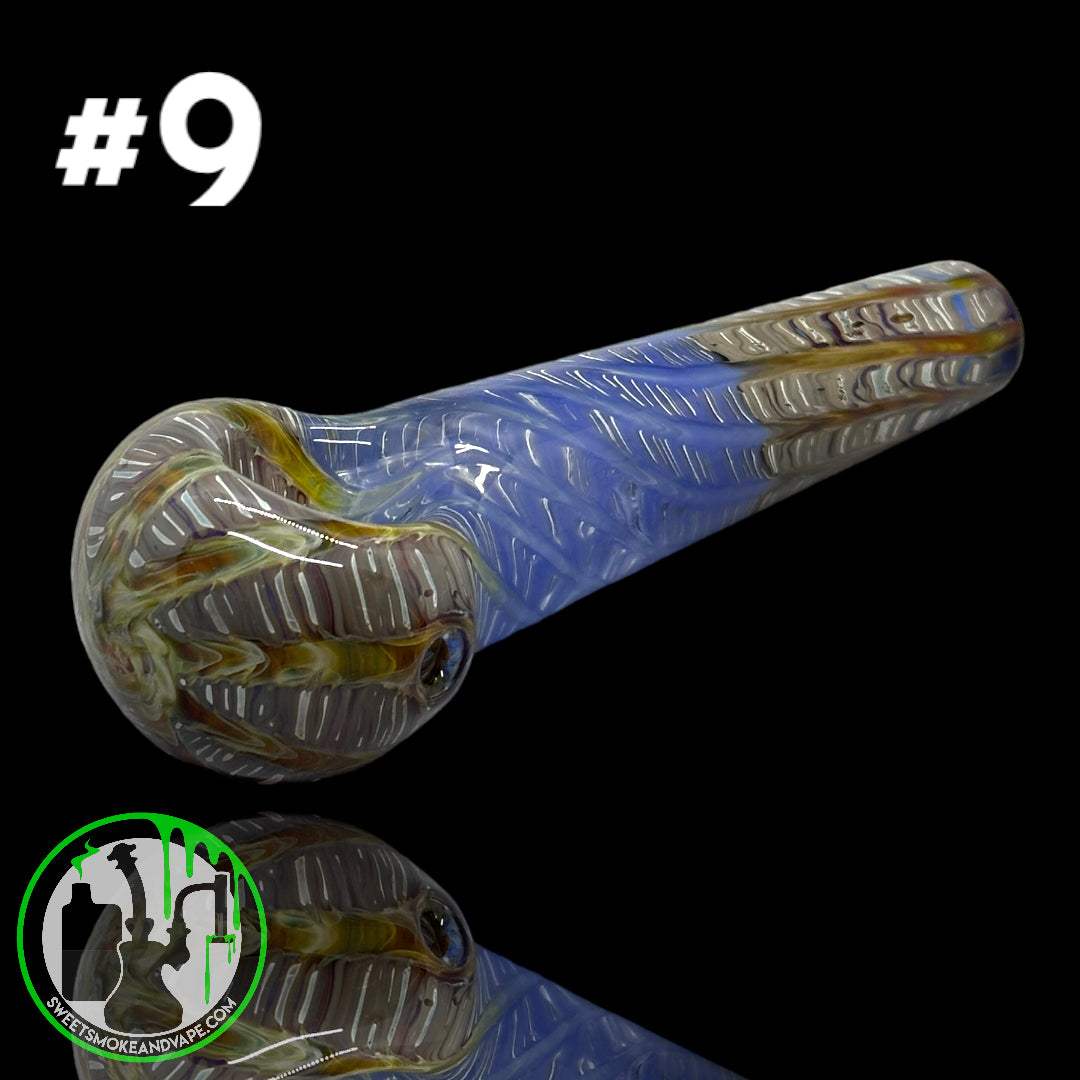 Daniel's Glass Art - German Glass Thick Hand Pipe #9