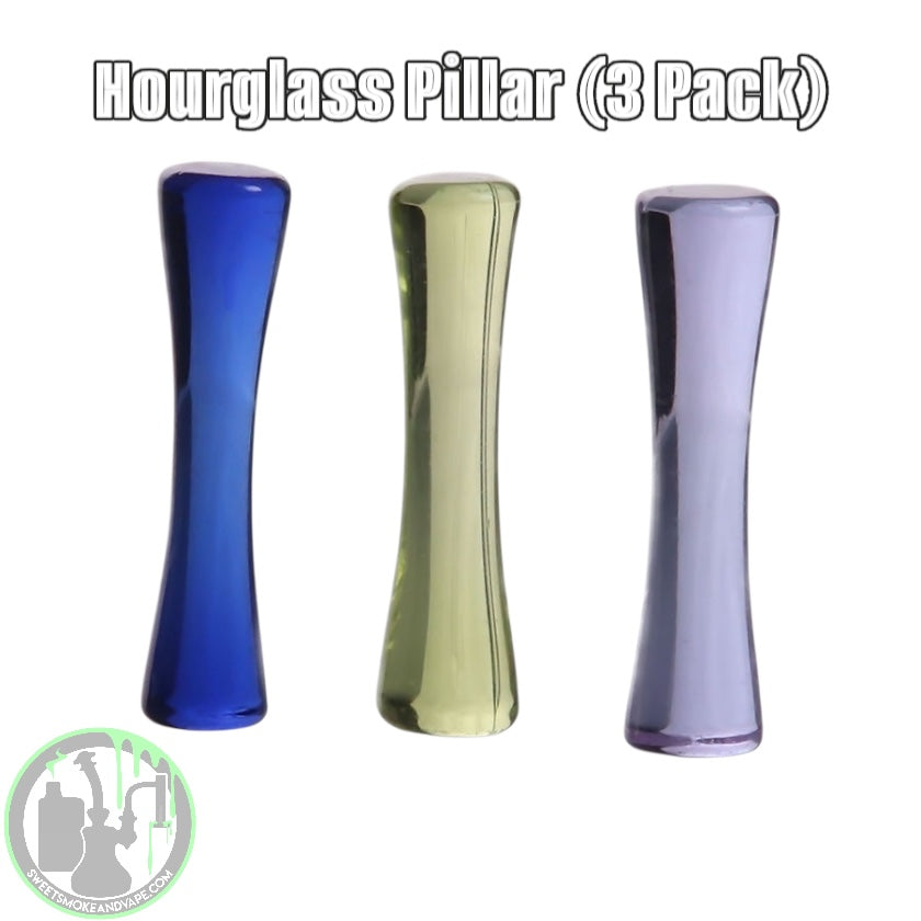 Bear Quartz - Hourglass Pillar - 3 Pack