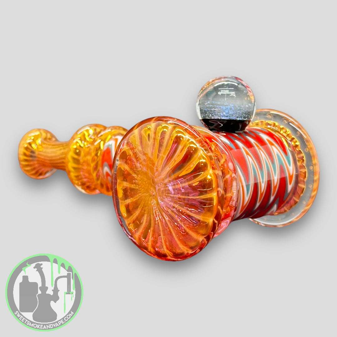 MK100 Glass - Wigwag Dicro Fumed Hammer Bubbler