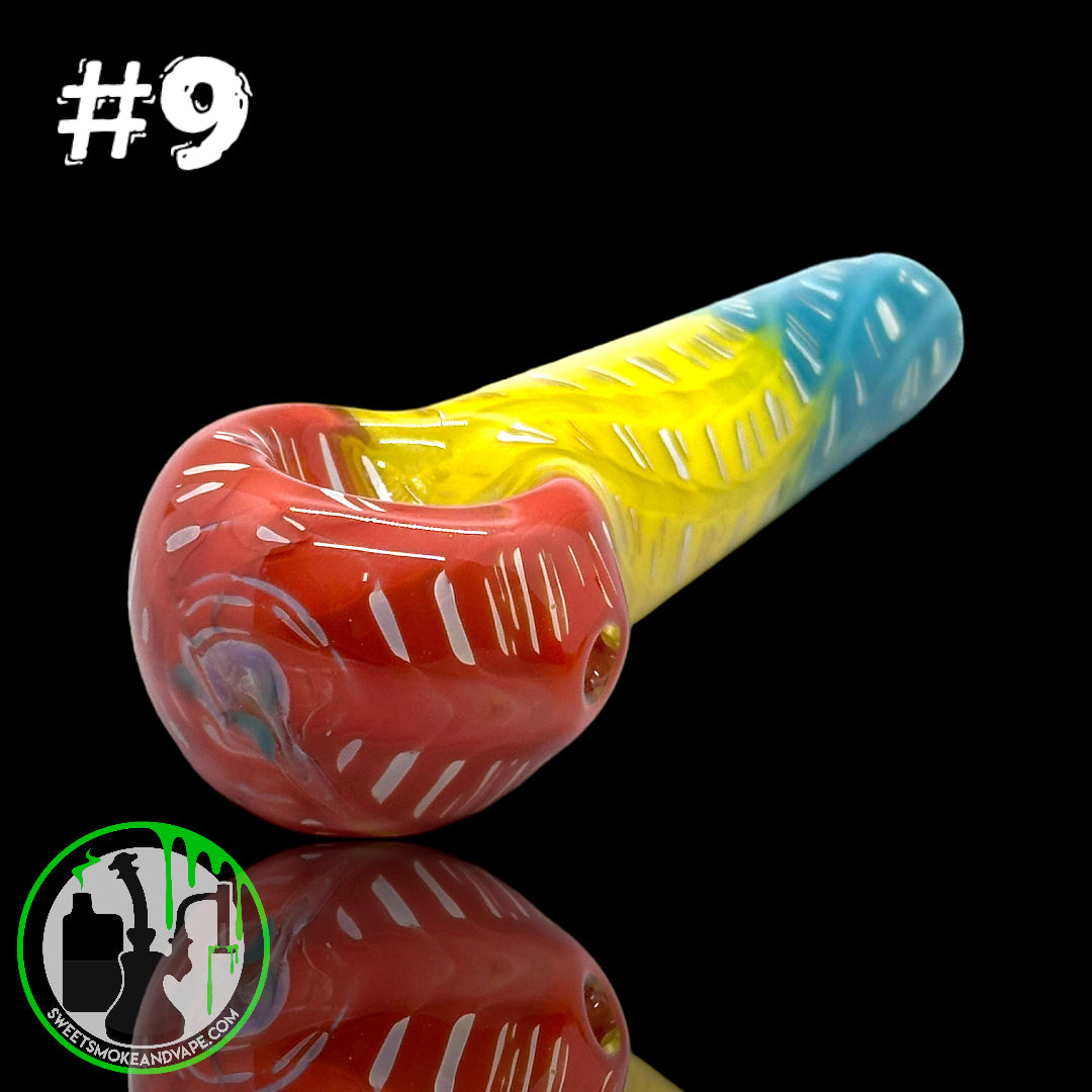 Daniel's Glass Art - German Glass Thick Hand Pipe (Small) #9