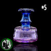 Evol Glass - Puffco Dry Attachment - #5 - Transparent Blue/Purple