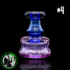 Evol Glass - Puffco Dry Attachment - #4 - Transparent Blue/ Purple