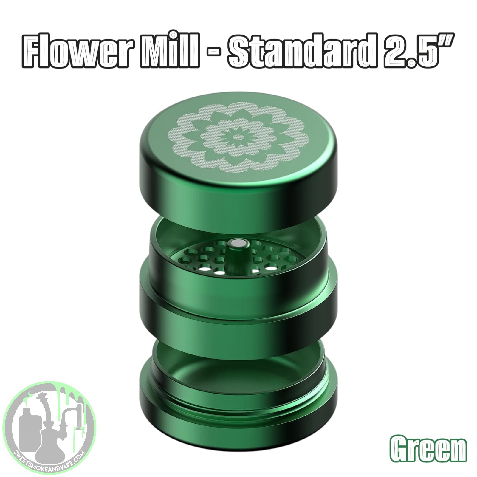 Flower Mill - Next Gen Standard 2.5” - Green