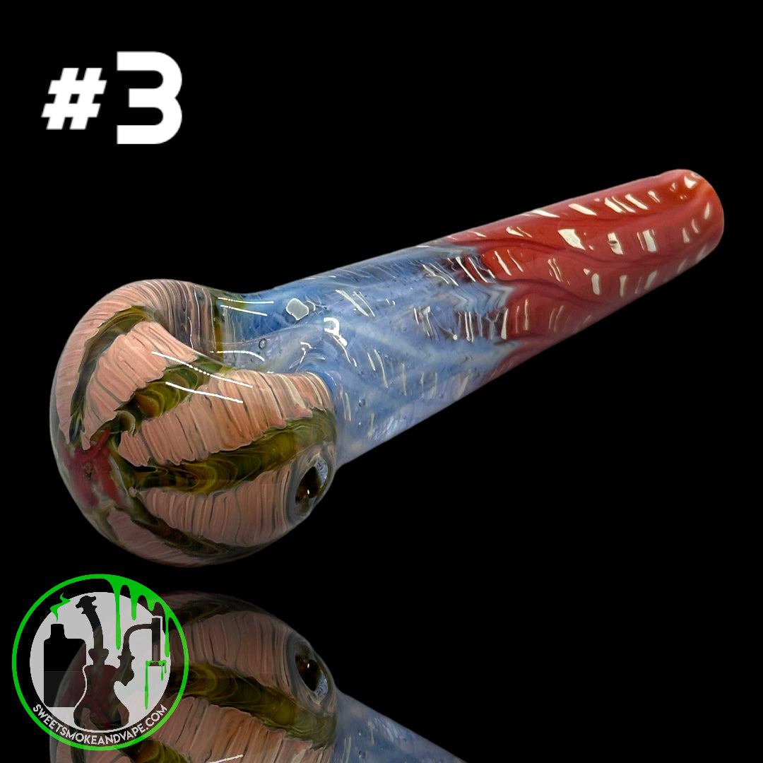 Daniel's Glass Art - German Glass Thick Hand Pipe #3