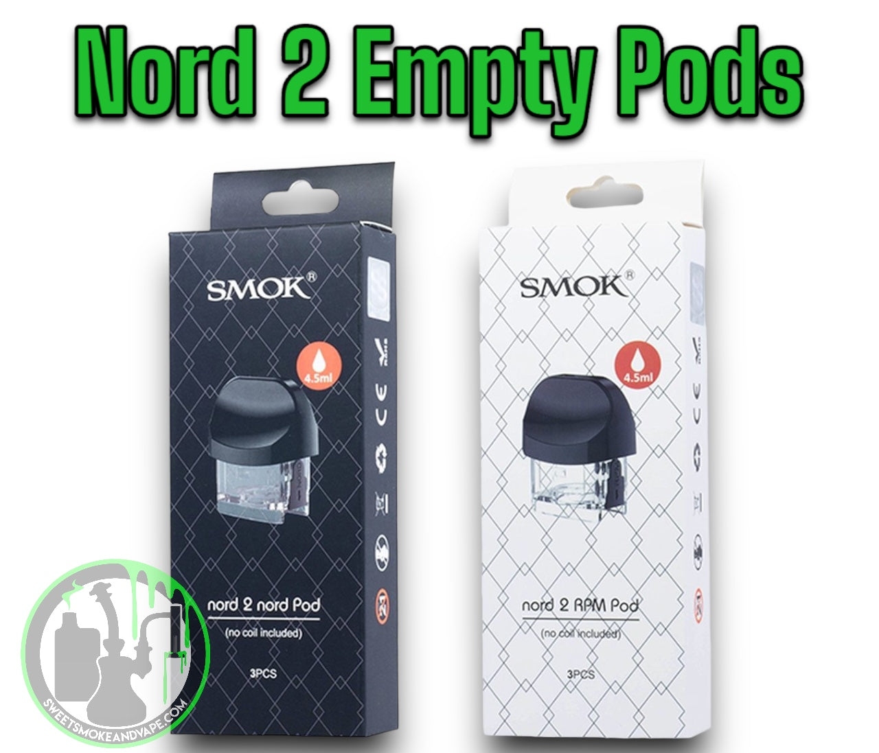 Smok- Nord 2 Empty Pods