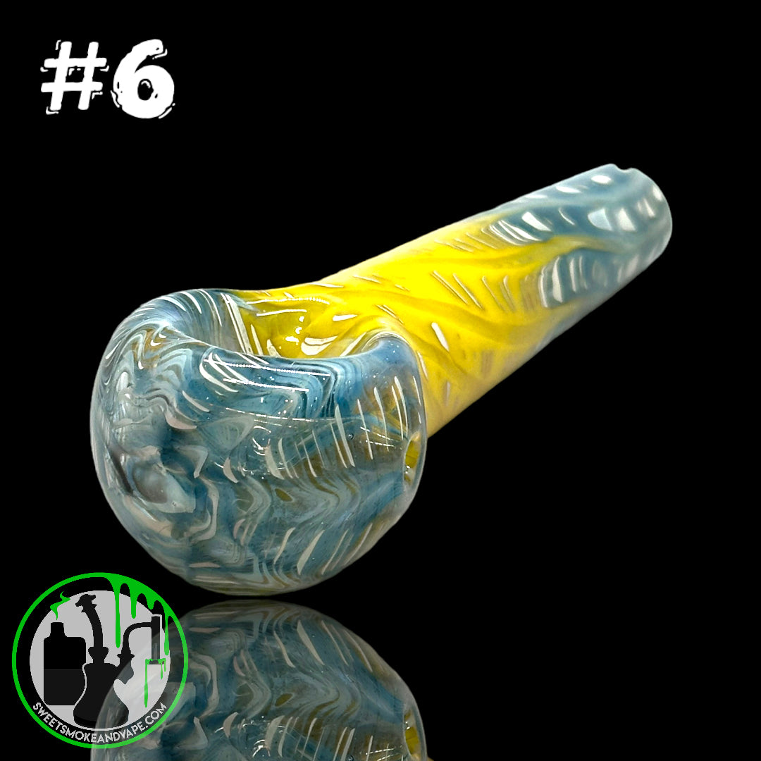 Daniel's Glass Art - German Glass Thick Hand Pipe (Small) #6