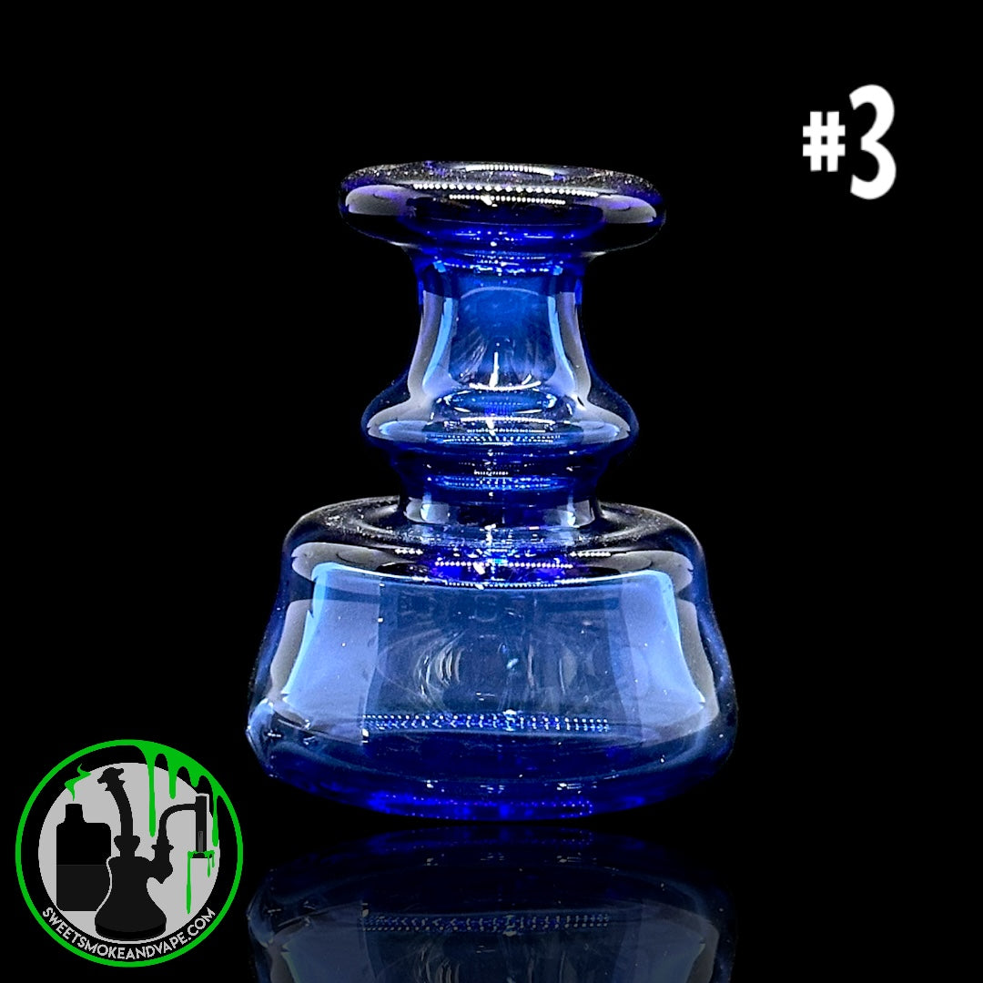 Evol Glass - Puffco Dry Attachment - #3 - Transparent Blue