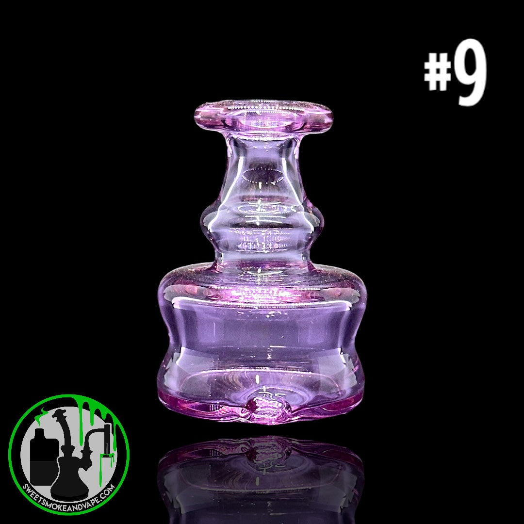 Evol Glass - Puffco Dry Attachment - #9 - Transparent Purple