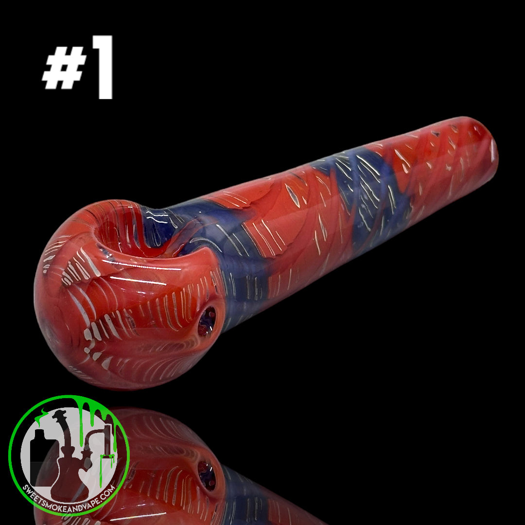 Daniel's Glass Art - German Glass Thick Hand Pipe #1