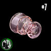 Evol Glass - Puffco Dry Attachment - #7 - Transparent Pink